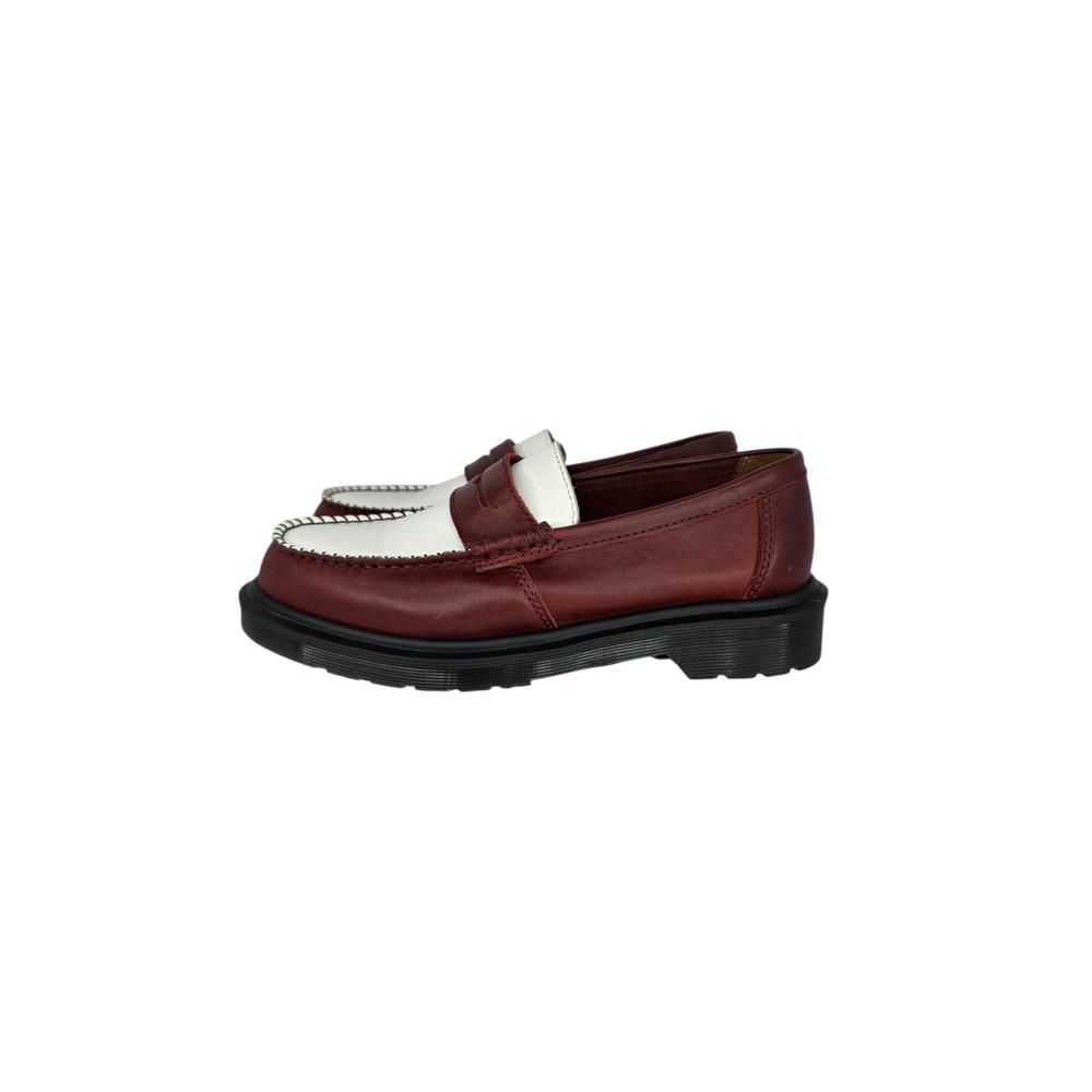 Dr. Martens Penton Two Tone Loafer Women Size 8 Burgundy Leather Made in England